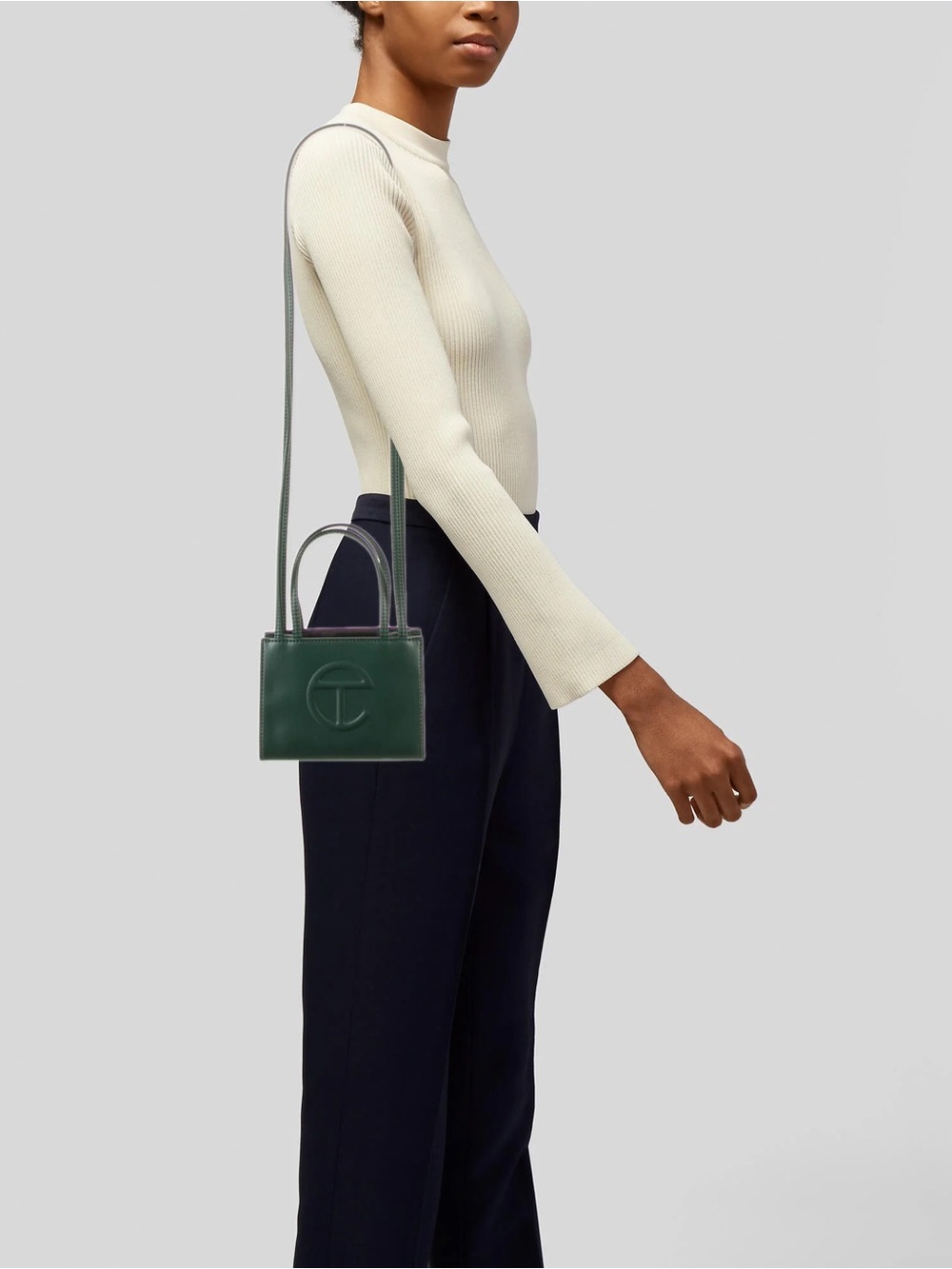 Telfer Classic Small Green Crossbody Bag - Women
